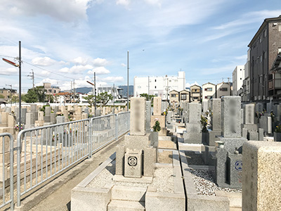 東大阪市設小阪霊園/東大阪市内にある霊園・墓地　写真
