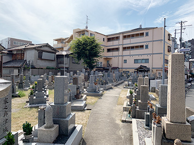 小若江墓地/東大阪市内にある霊園・墓地　写真