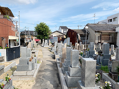 小若江墓地/東大阪市内にある霊園・墓地　写真