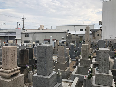 水走墓地/東大阪市内にある霊園・墓地　写真
