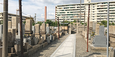 東大阪市立長瀬墓地 /東大阪市内にある霊園・墓地　写真