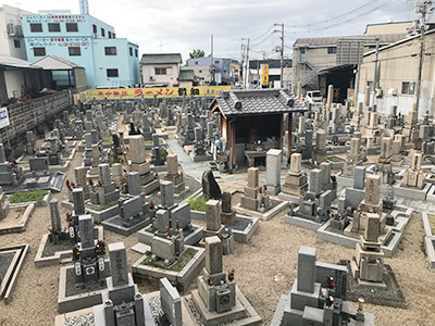 長田西河墓地/ /東大阪市内にある霊園・墓地　写真