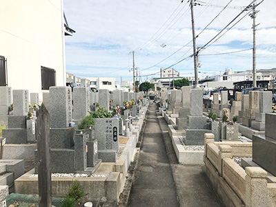 布市墓地 /東大阪市内にある霊園・墓地　写真